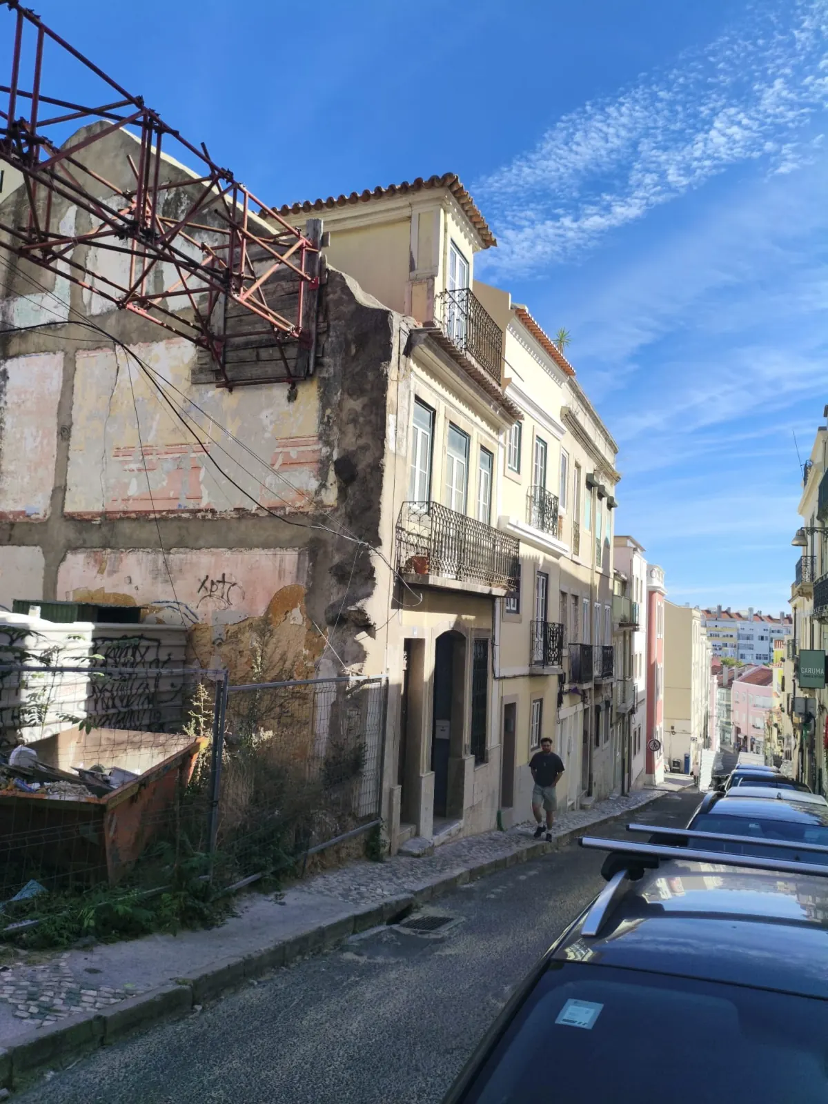 Rua do Sol à Graça, Lisboa: o espaço antes da intervenção