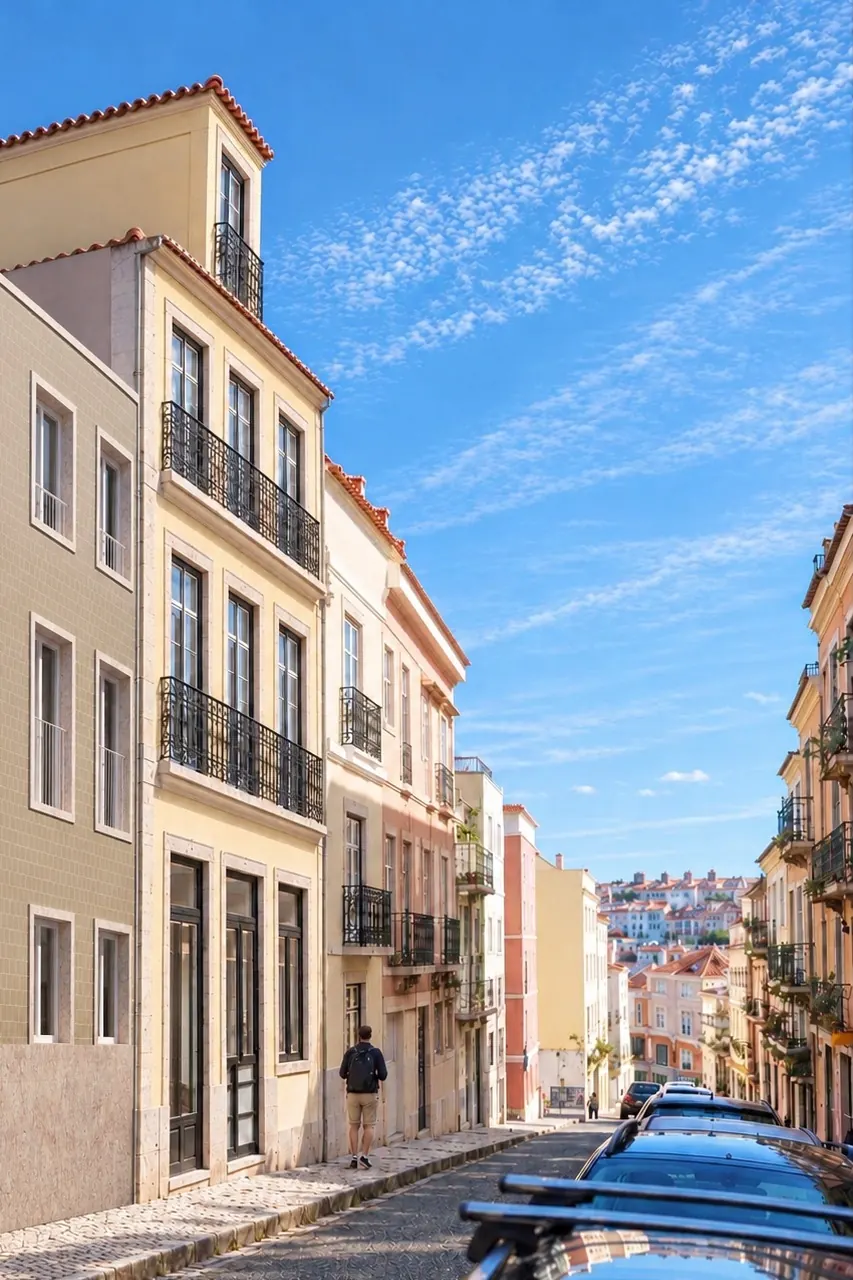 Rua do Sol à Graça, Lisboa: imagem 3D depois da intervenção